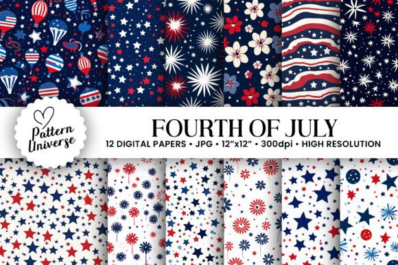 Fourth of July Patriotic Digital Papers: A Practical Evaluation for Crafters