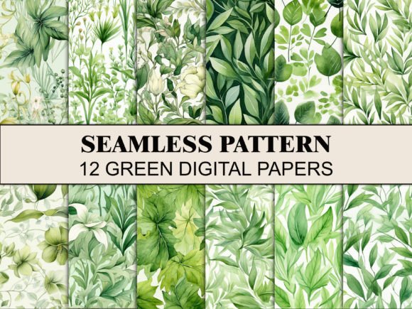 Green Botanical Seamless: Unleash Your Creativity