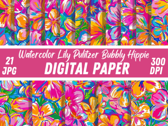 Groovy Lilly Pulitzer Hippie Pattern