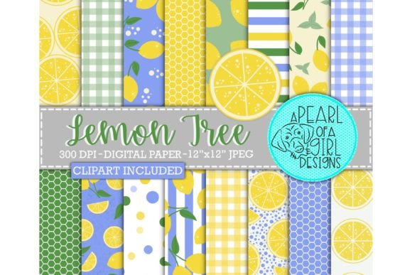 Lemon Tree Digital Paper: A Fresh Resource for Creative Projects