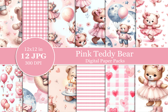 Pink Teddy Bear Digital Paper: A Practical Review for Creative Professionals