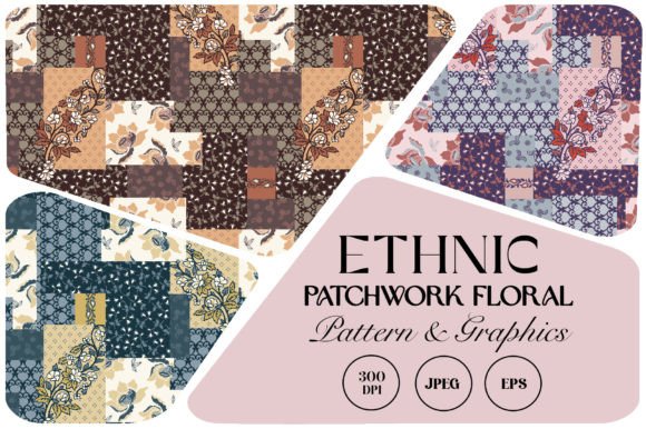 The Strategic Value of Ethnic Flowers Patchwork Pattern in Contemporary Design